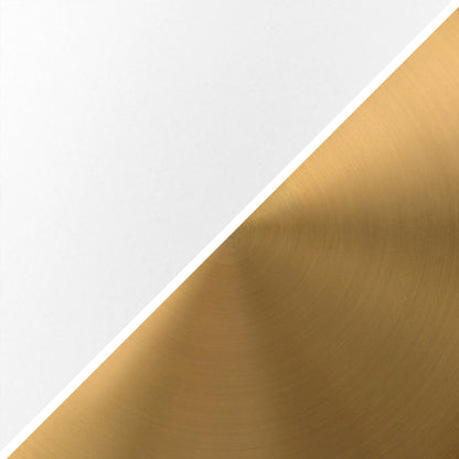 Lampada da terra Simone a 2 luci con paralume in tessuto