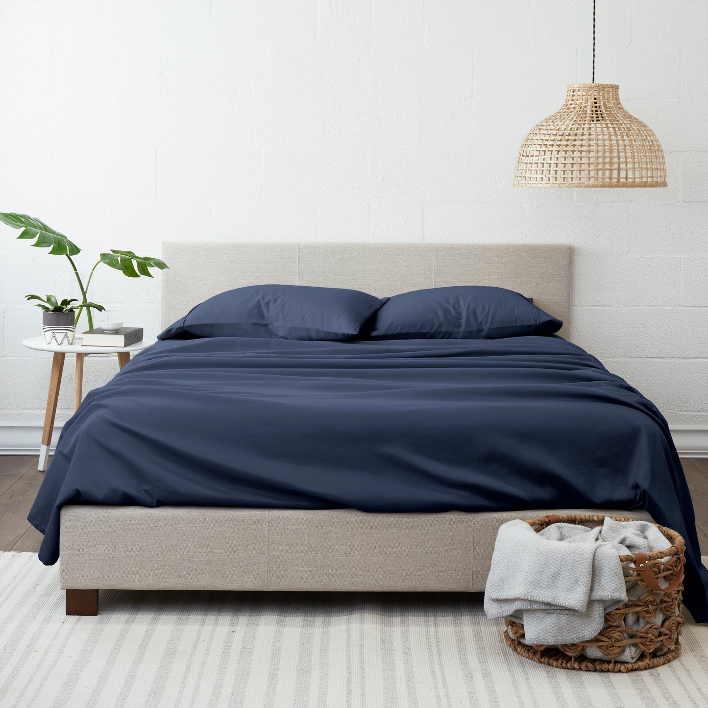 Set di lenzuola con tasche profonde ultra morbide Home Collection da 4 pezzi