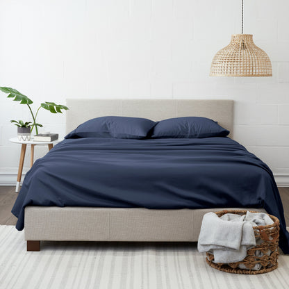 Set di lenzuola con tasche profonde ultra morbide Home Collection da 4 pezzi