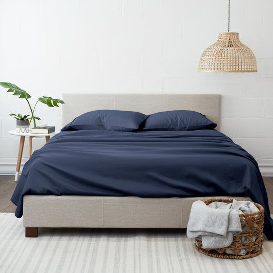 Set di lenzuola con tasche profonde ultra morbide Home Collection da 4 pezzi