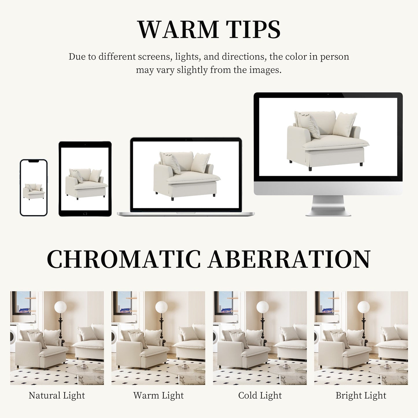 Modulo divano singolo per divano componibile, poltrona in ciniglia con seduta larga e cuscini, divano singolo imbottito