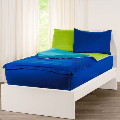 Set di biancheria da letto con cerniera Siscovers Cobalt Blue Bunkie Deluxe