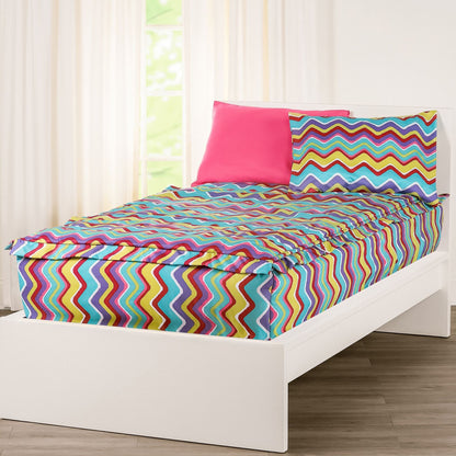 Siscovers Color Palette Bunkie Deluxe Zipper Bedding Set