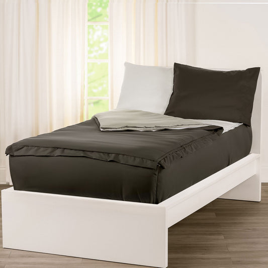 Set di biancheria da letto Siscovers Pewter Bunkie Deluxe con cerniera