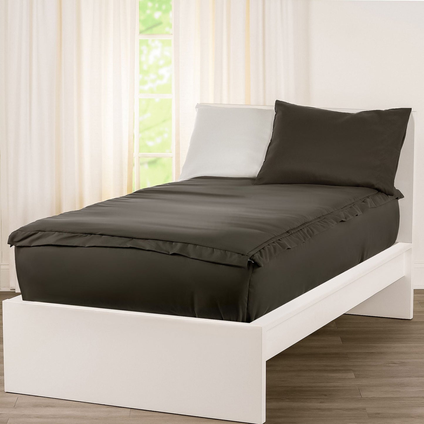 Set di biancheria da letto Siscovers Pewter Bunkie Deluxe con cerniera