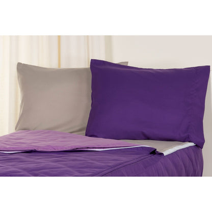 Set di biancheria da letto Siscovers Purple Bunkie Deluxe con cerniera