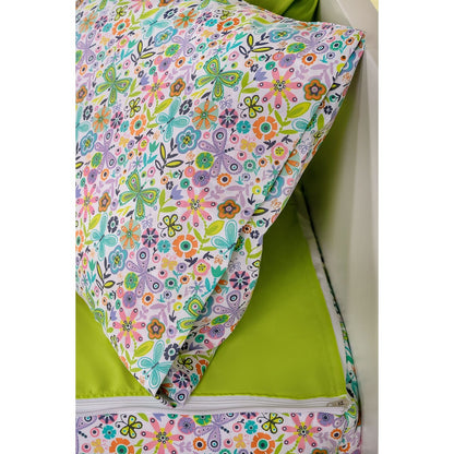 Set di biancheria da letto Siscovers Quiet Garden Bunkie Deluxe con cerniera