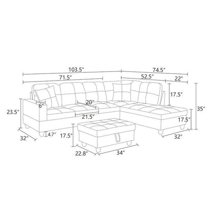 Elegante set di divani in similpelle nera da 3 pezzi, eleganza moderna per il tuo soggiorno