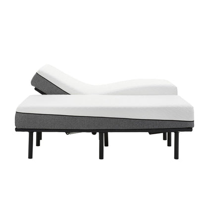 Materasso in memory foam Sleep Zone Huntington da 10 pollici e base regolabile Z150