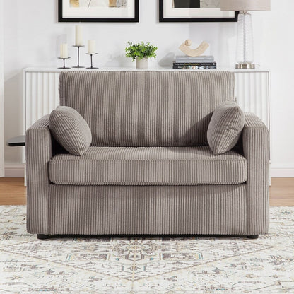 Divano letto a due posti con materasso pieghevole, tasca portaoggetti e due porte USB - 2 posti