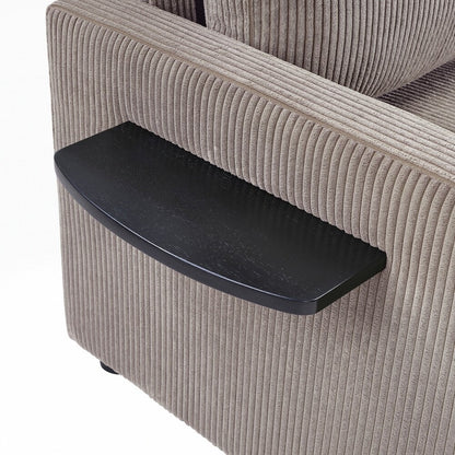 Divano letto a due posti con materasso pieghevole, tasca portaoggetti e due porte USB - 2 posti