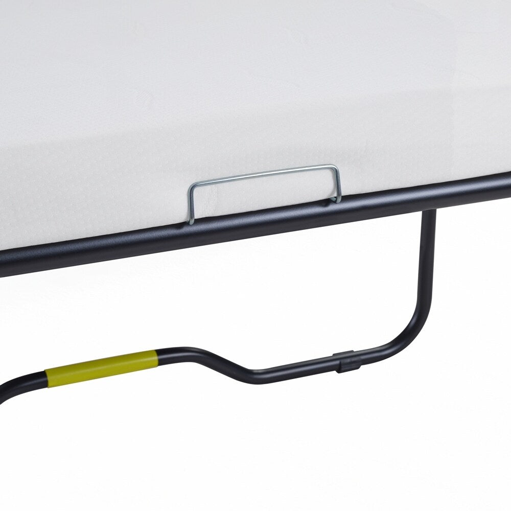 Divano letto a due posti con materasso pieghevole, tasca portaoggetti e due porte USB - 2 posti