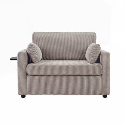 Divano letto a due posti con materasso pieghevole, tasca portaoggetti e due porte USB - 2 posti