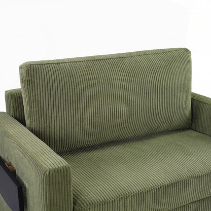 Divano letto a due posti con materasso pieghevole, tasca portaoggetti e due porte USB - 2 posti