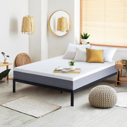 Materasso in memory foam Comfort Gel Sleeplanner da 10 pollici, grigio