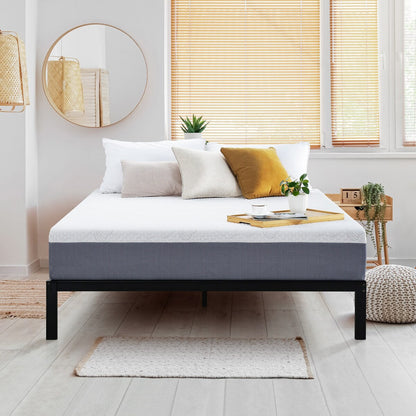 Materasso in memory foam Comfort Gel Sleeplanner da 10 pollici, grigio