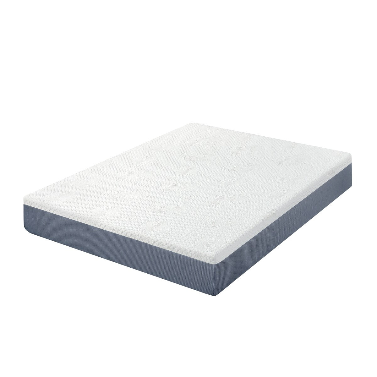 Materasso in memory foam Comfort Gel Sleeplanner da 10 pollici, grigio