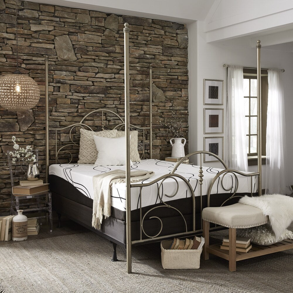 Set di materassi ibridi in memory foam gel king-size da 12 pollici Slumber Solutions