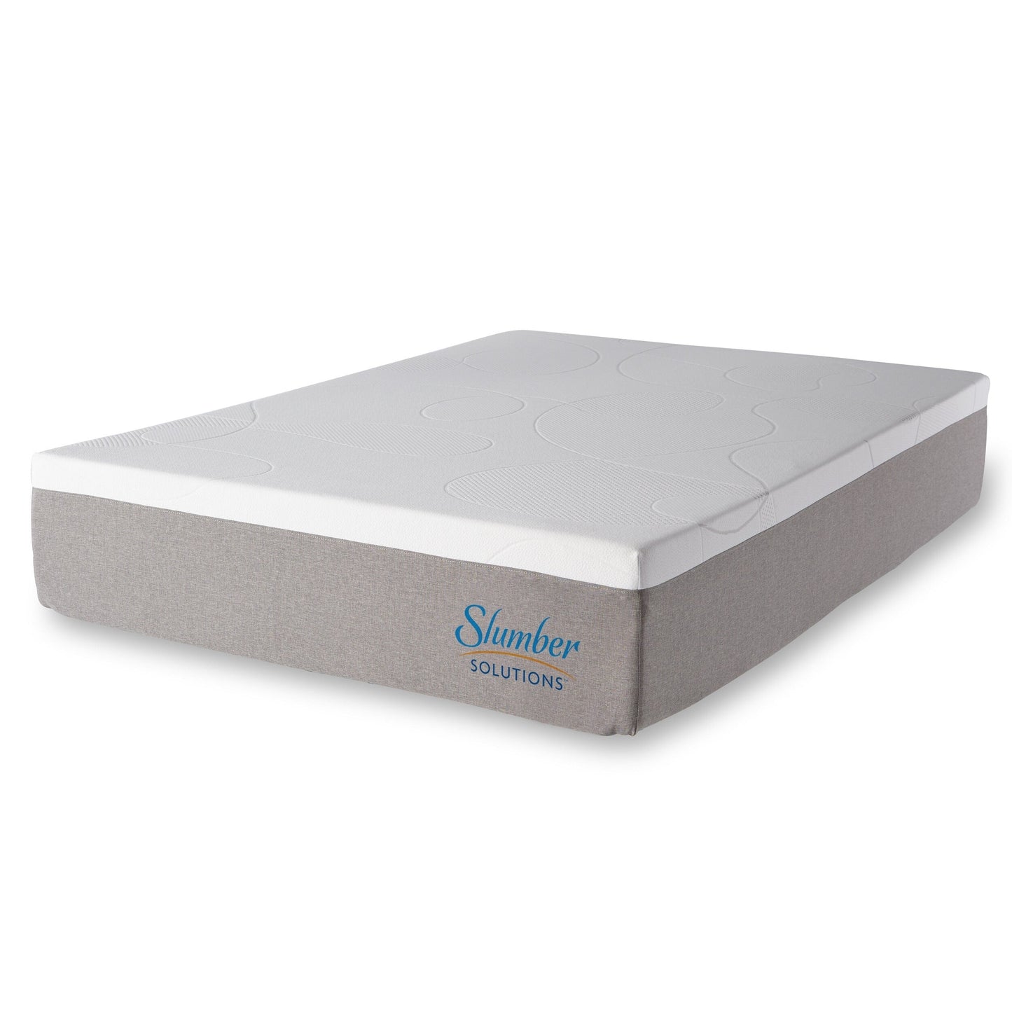 Materasso in memory foam gel Slumber Solutions da 14 pollici: scegli il tuo comfort - Bianco