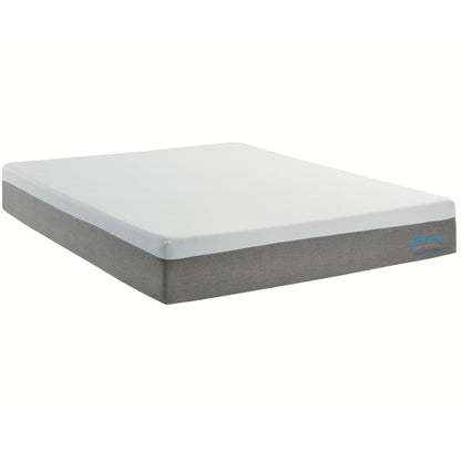 Materasso in memory foam gel Slumber Solutions Essentials da 10 pollici - Bianco