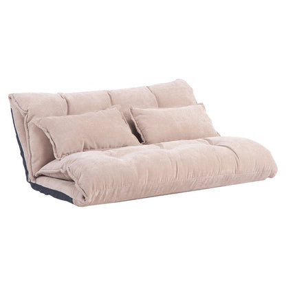 Divano letto futon pieghevole regolabile Nestfair con 2 cuscini