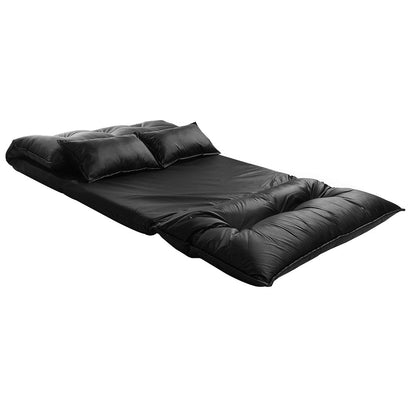 Divano letto futon pieghevole regolabile Nestfair con 2 cuscini