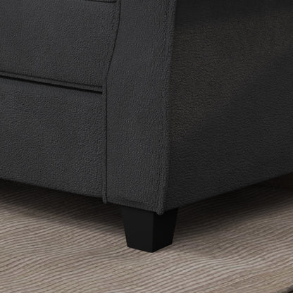 Divano imbottito con struttura in legno massello - 30,30 x 56,30 x 33,10