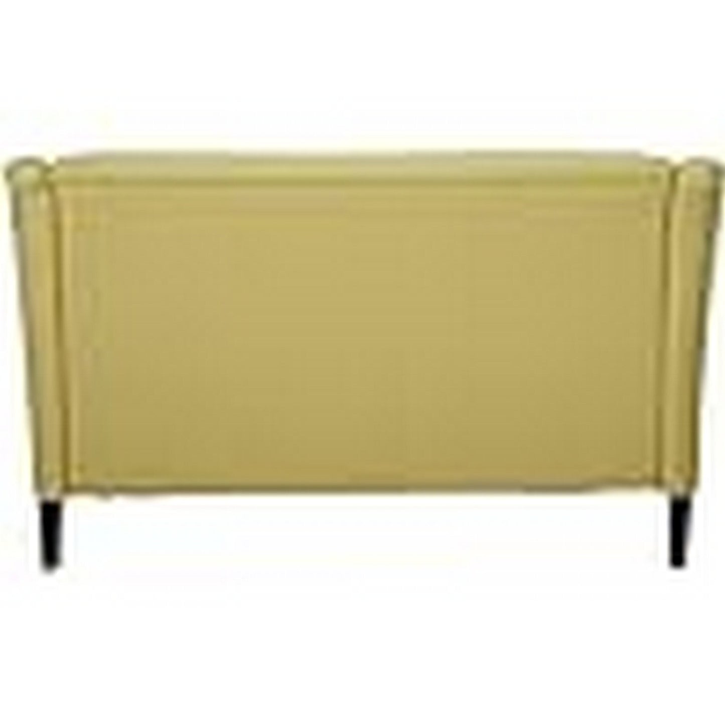 Divano, braccioli svasati, 62 pollici, 2 posti, verde chiaro, legno massello