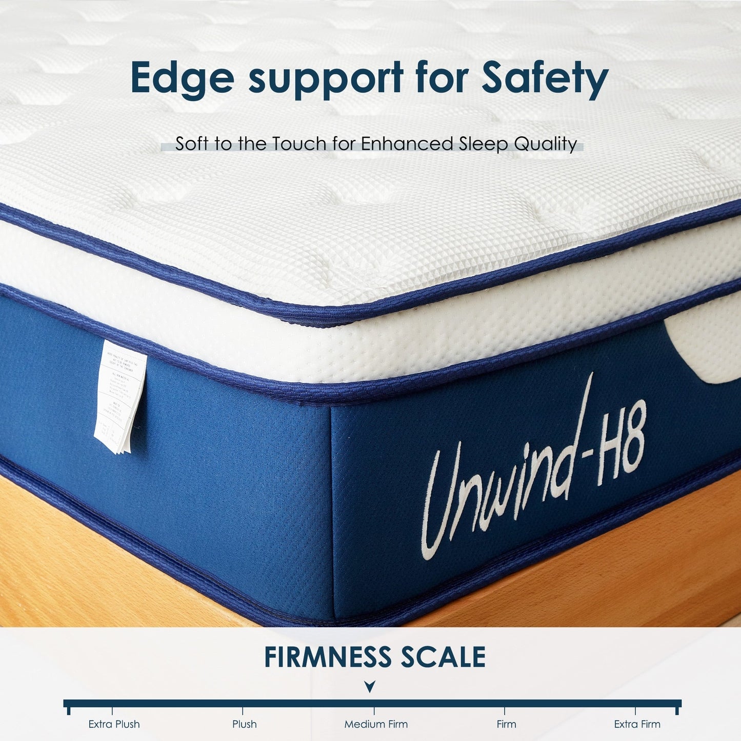 Materasso ibrido SogesSleep da 12 pollici in una scatola con memory foam