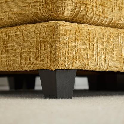 Costruzione solida, la struttura complessiva del divano è stabile, due sgabelli e divano a due posti con tasche laterali