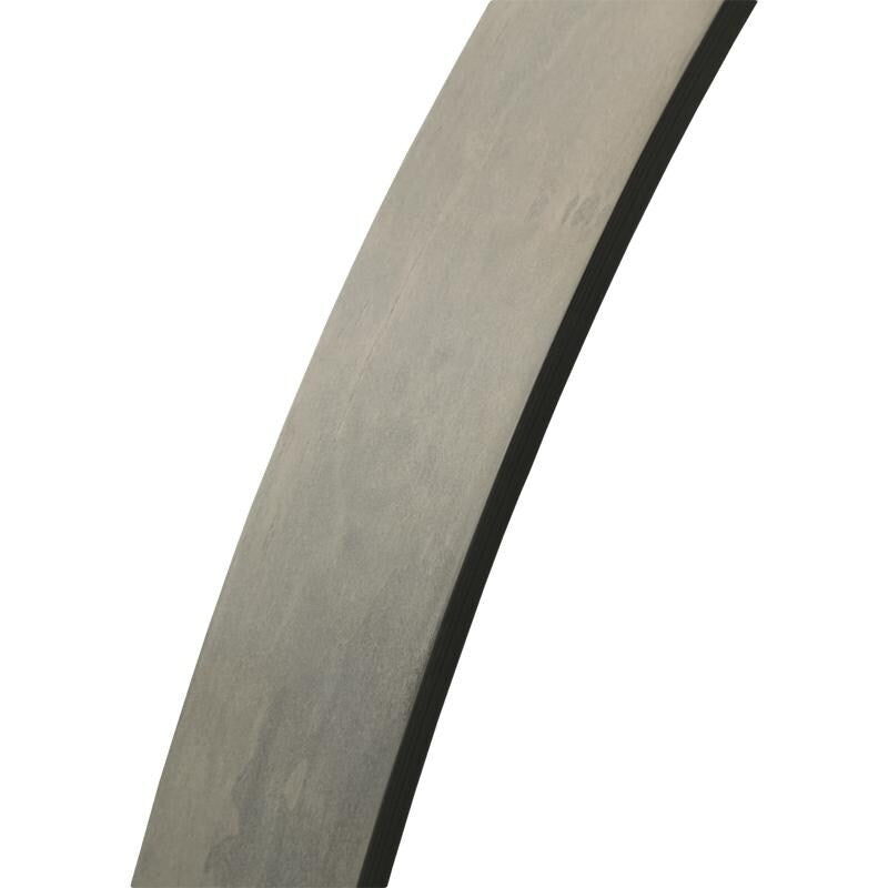 Specchio da parete rotondo classico in stile fattoria con cornice in legno