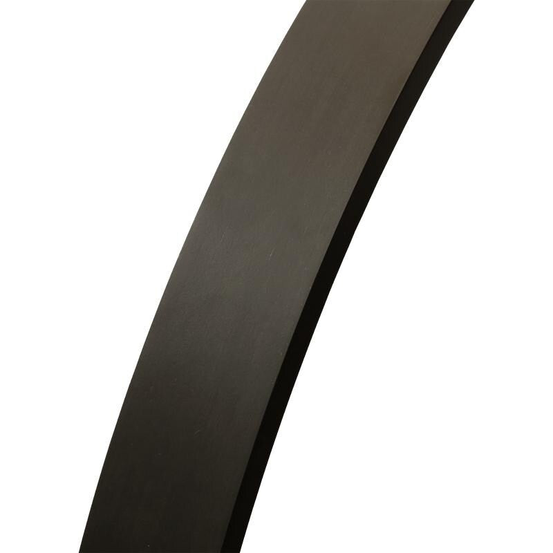 Specchio da parete rotondo classico in stile fattoria con cornice in legno