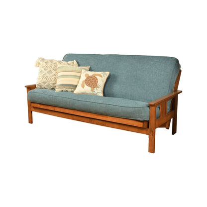 Divano Somette Monterey con finitura Barbados e coprimaterasso in lino sfoderabile