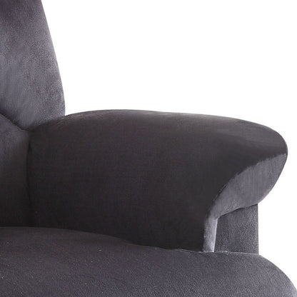 Poltrona reclinabile in tessuto intrecciato sofisticato per un'esperienza di relax assoluta