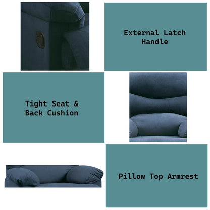 Poltrona reclinabile in tessuto intrecciato sofisticato per un'esperienza di relax assoluta