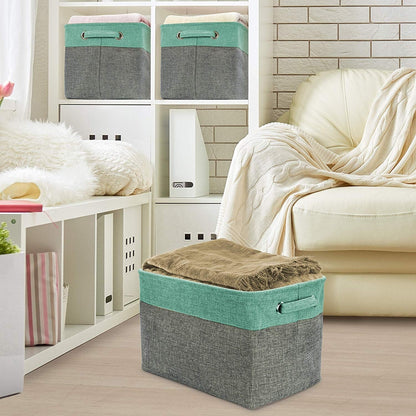 Set di cestini portaoggetti grandi Sorbus (confezione da 3)