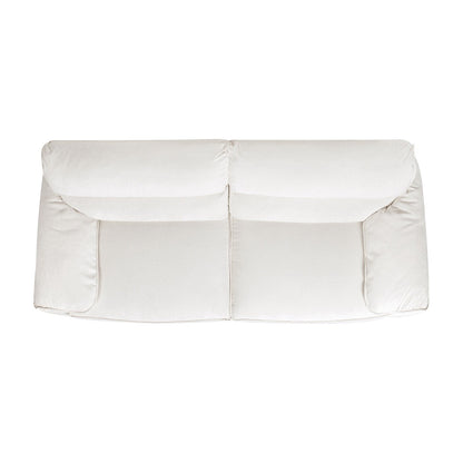 Divano componibile Sorrento 90.5 in ciniglia, 2 pezzi