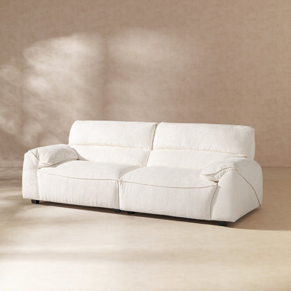 Divano componibile Sorrento 90.5 in ciniglia, 2 pezzi