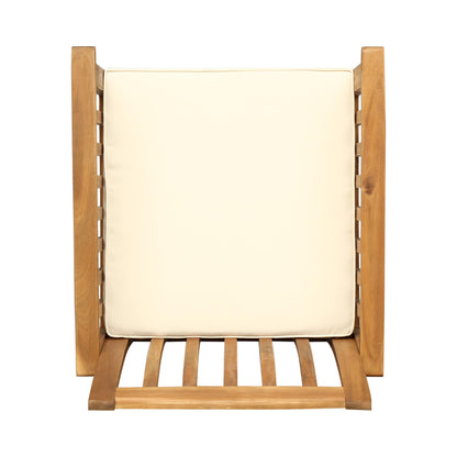 Set da pranzo per esterni Sorrento Acacia Wood da 9 pezzi con tavolo estensibile di Christopher Knight Home