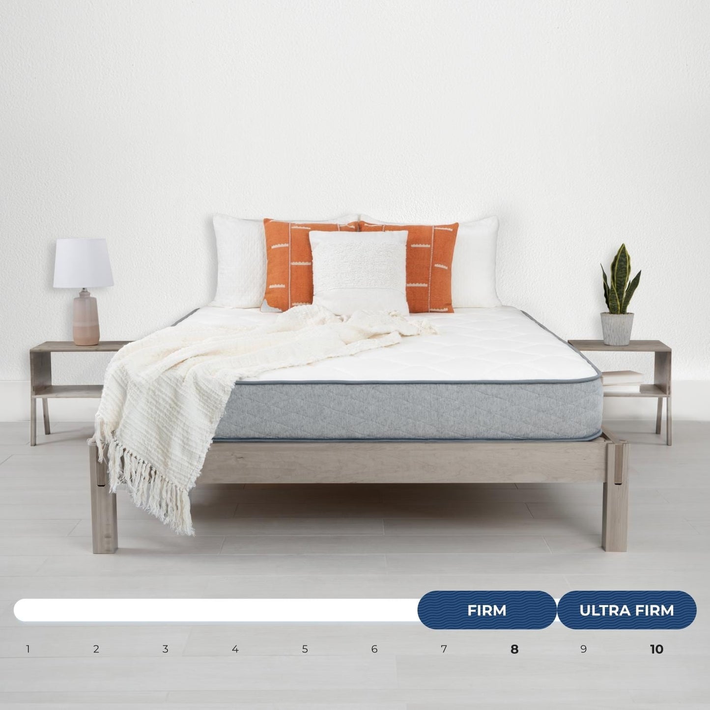 Materasso Spring Dreams 10 interamente in schiuma rigida a due lati