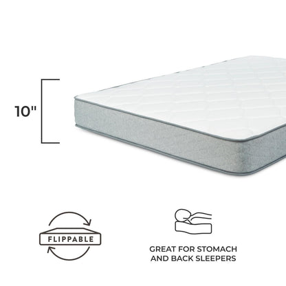 Materasso Spring Dreams 10 interamente in schiuma rigida a due lati