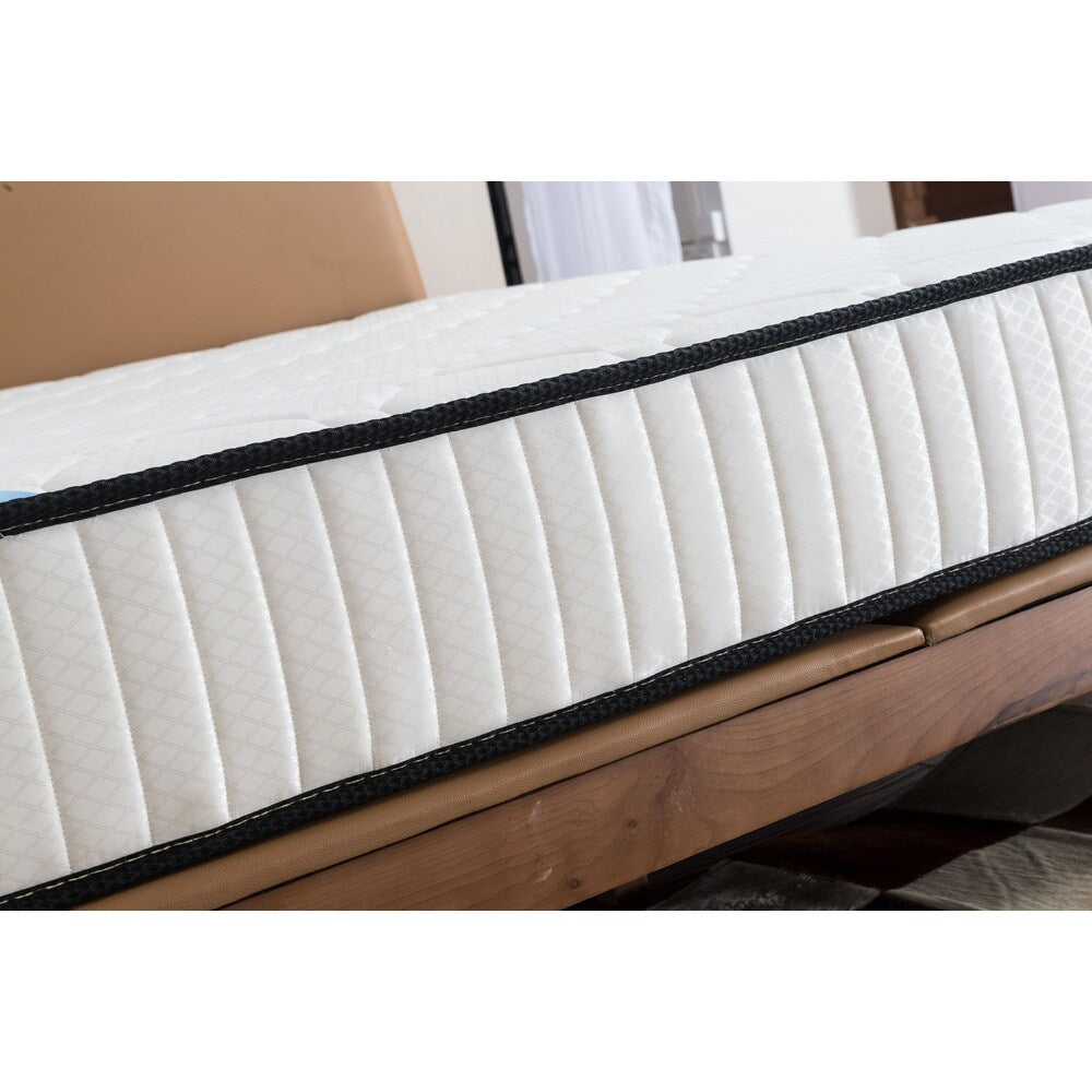 Materasso a molle insacchettate standard Queen-size di Roundhill Furniture