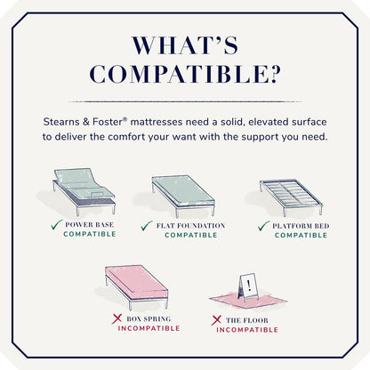 Materasso a molle Stearns &amp; Foster Reserve da 15 pollici