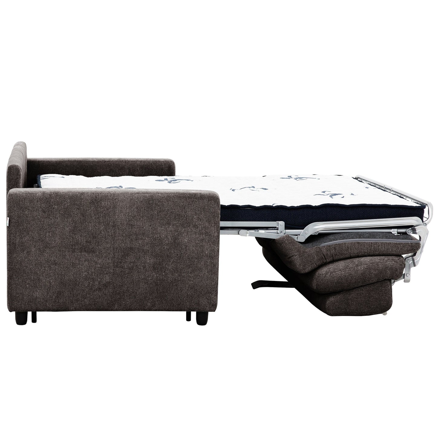 Divano letto matrimoniale Stearns &amp; Foster® Atillio da 80 pollici con materasso a molle insacchettate, marrone scuro