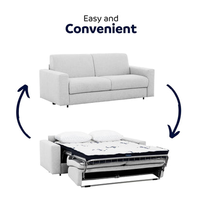 Divano letto matrimoniale Giotto Stearns &amp; Foster® da 78 pollici con materasso in memory foam