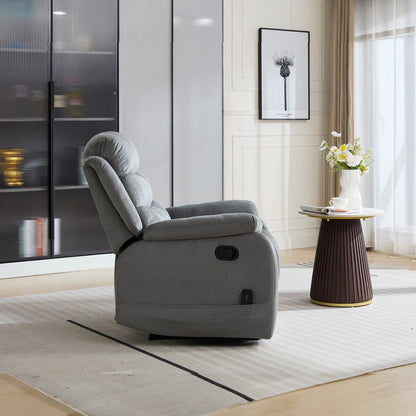 Poltrona reclinabile manuale imbottita di transizione Steph Plush