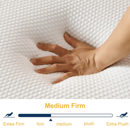 Materasso in memory foam rinfrescante Stiku da 12 pollici per un buon sonno, materasso in una scatola