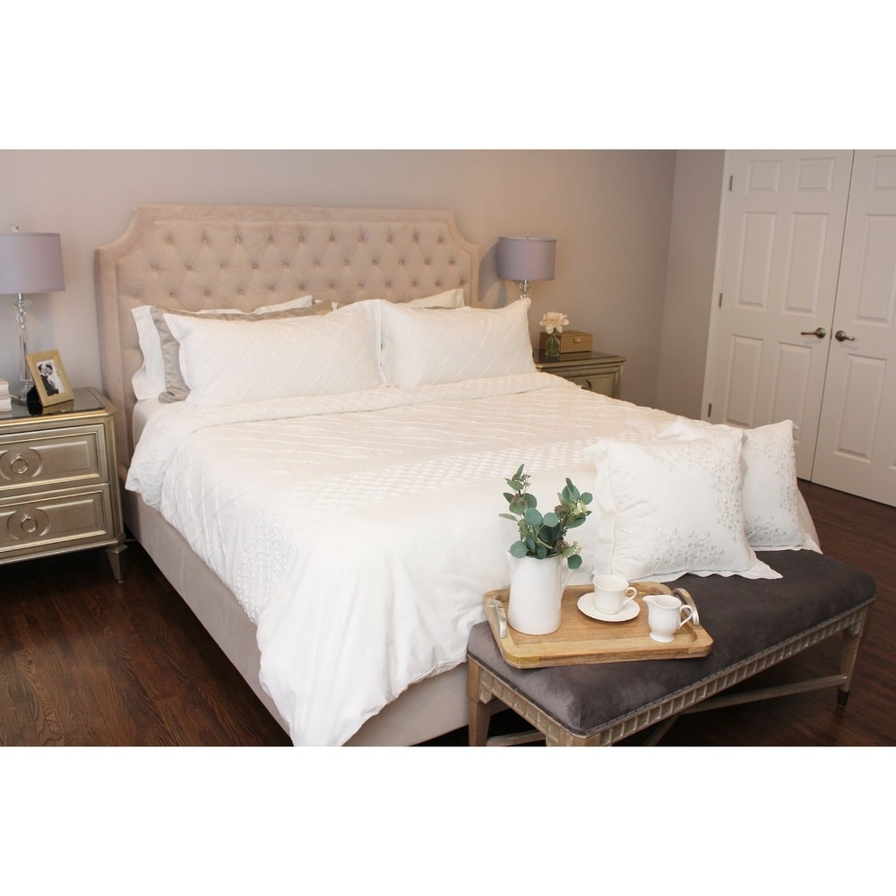 Set copripiumino in cotone con motivo Stone Cottage Mosaic