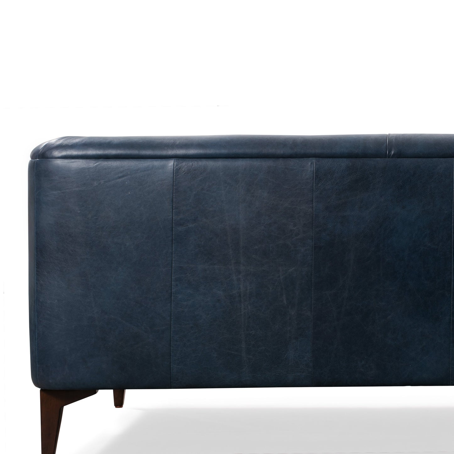 Divano Poly &amp; Bark Essex 89 - Vera pelle italiana pieno fiore