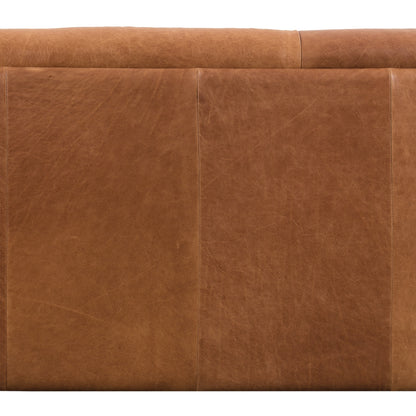 Divano Poly &amp; Bark Essex 89 - Vera pelle italiana pieno fiore